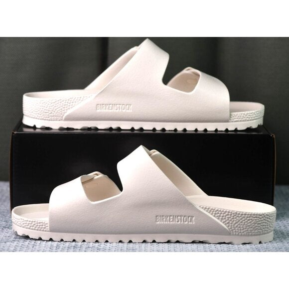 New! Size: 12 Men | Birkenstock Arizona EVA Slide Sandal | White Eggshell