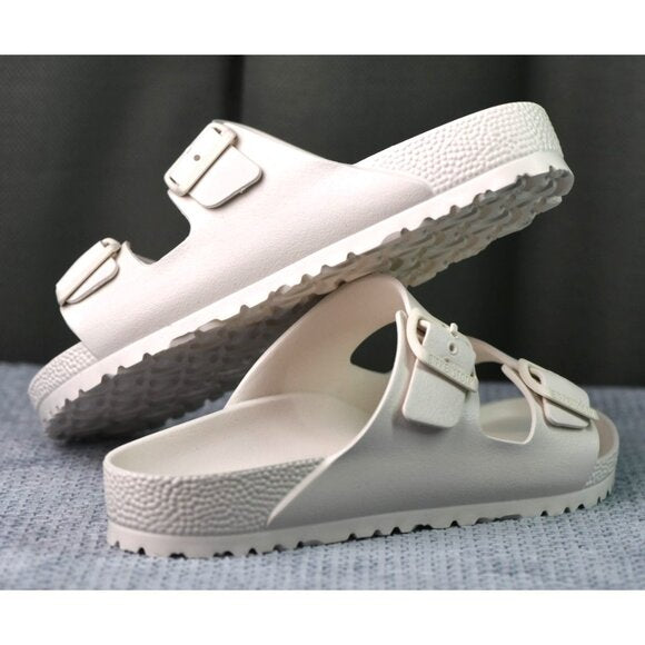 New! Size: 12 Men | Birkenstock Arizona EVA Slide Sandal | White Eggshell