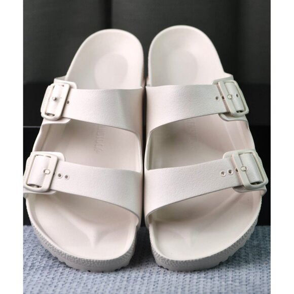 New! Size: 12 Men | Birkenstock Arizona EVA Slide Sandal | White Eggshell
